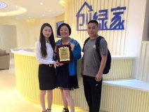 熱烈祝賀焦作朱總、鄭總夫婦簽約創綠家!