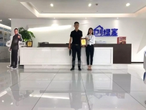 熱烈祝賀陳總簽約創綠家江蘇省南京市溧水縣區級代理!
